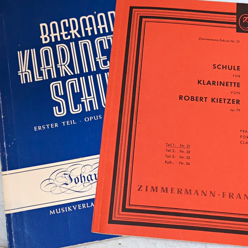 Klarinettenschule noten - klarinettenschule,