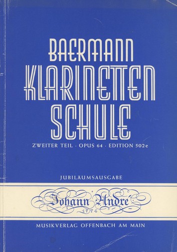 Baermann klarinetten - c.,