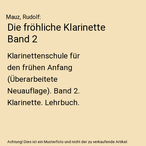 Die fröhliche klarinette - die, band