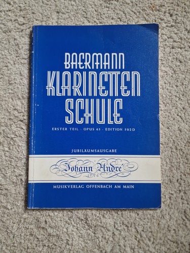 Carl baermann klarinetten - carl,